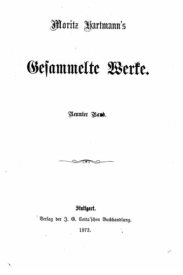 Moritz Hartmann's gesammelte Werke