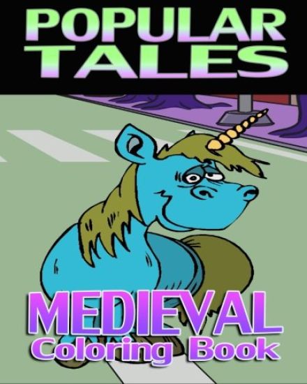 Popular Tales & Medieval Coloring Book