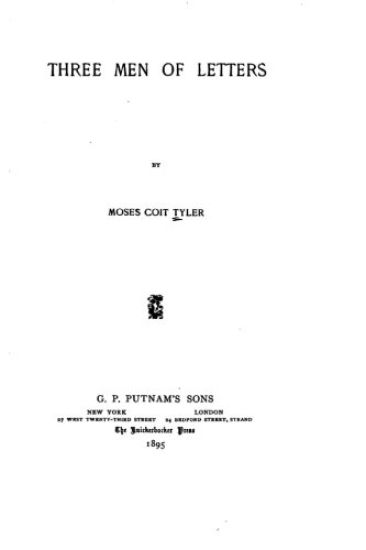 Three men of letters