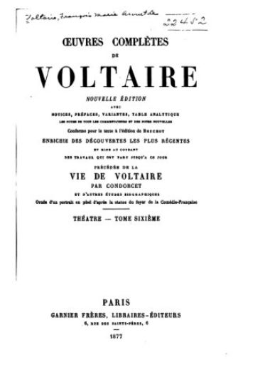 Oeuvres complètes de Voltaire - Tome VI