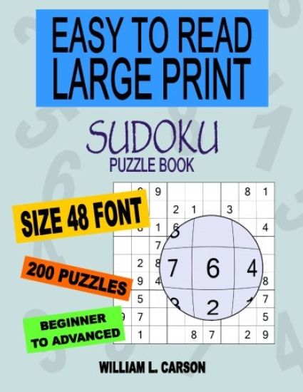 Easy To Read Large Print Sudoku