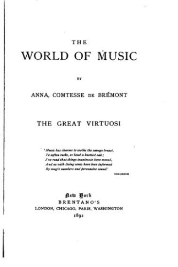 The World of Music, The Great Virtuosi