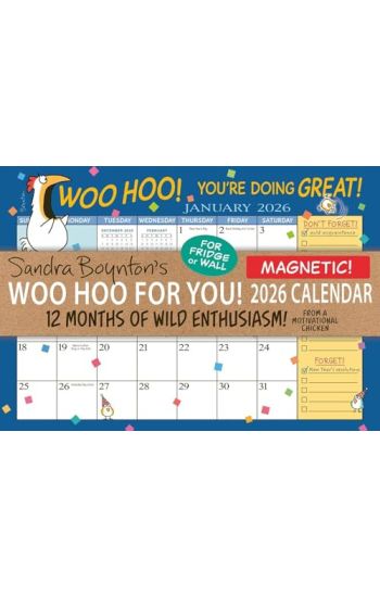 Sandra Boynton's Woo Hoo for You! 2026 Magnetic Calendar