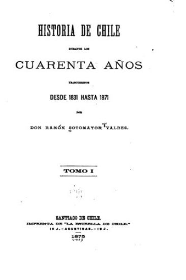 Historia de Chile - Tomo I
