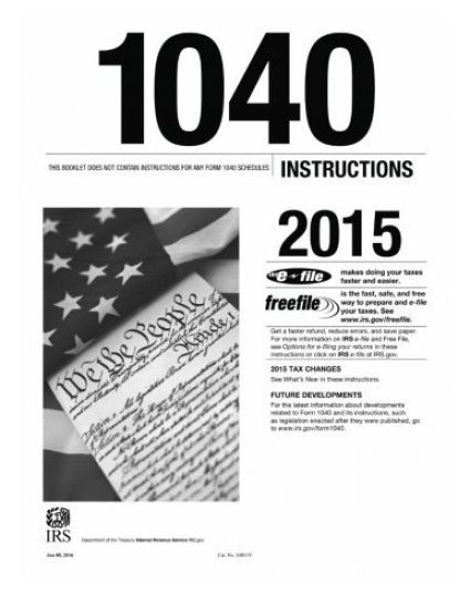 1040 Instructions 2015