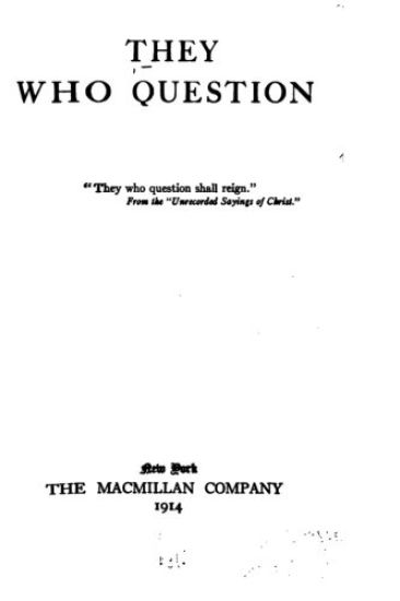 They who Question