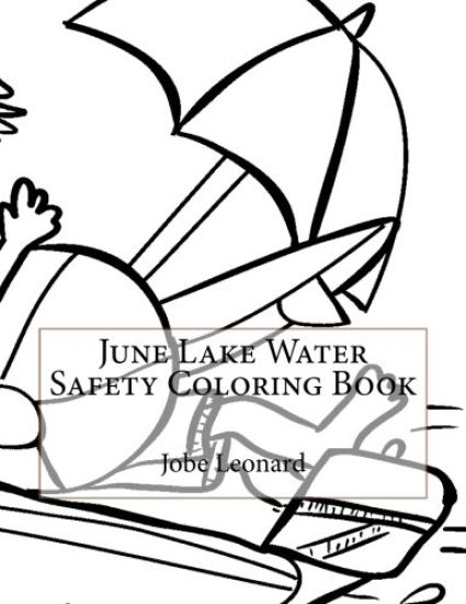 June Lake Water Safety Coloring Book