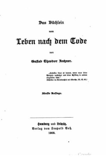 Das Büchlein vom Leben nach dem Tode