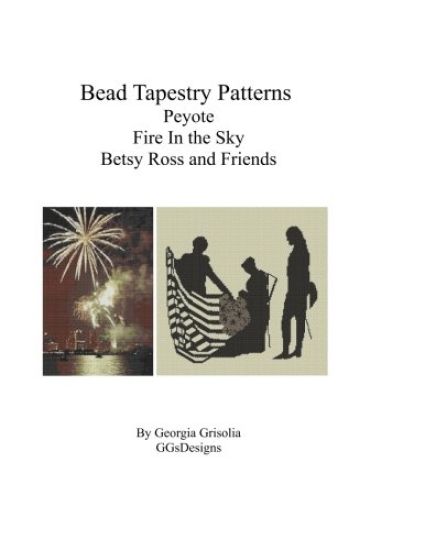 Bead Tapestry Patterns Peyote Fire In the Sky Betsy Ross and Friends