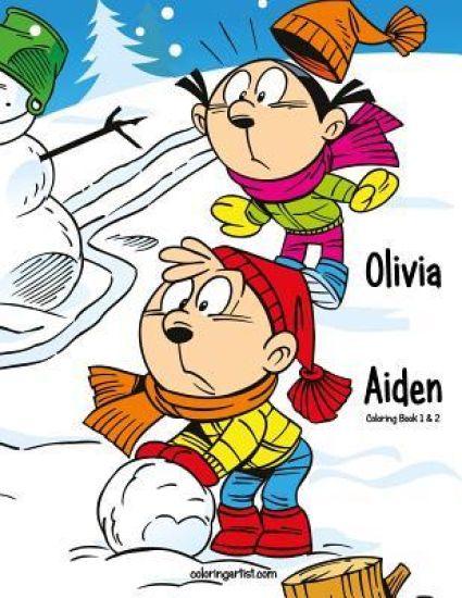 Olivia & Aiden Coloring Book 1 & 2
