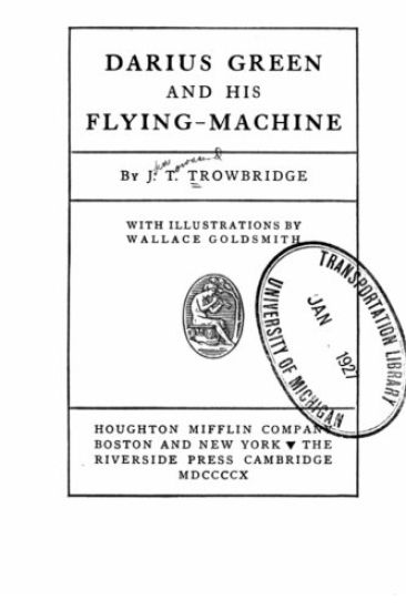 Darius Green and his flying-machine