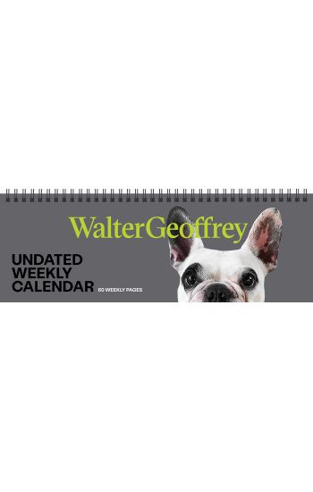 Walter Geoffrey Perpetual Undated Weekly Desk Pad Calendar