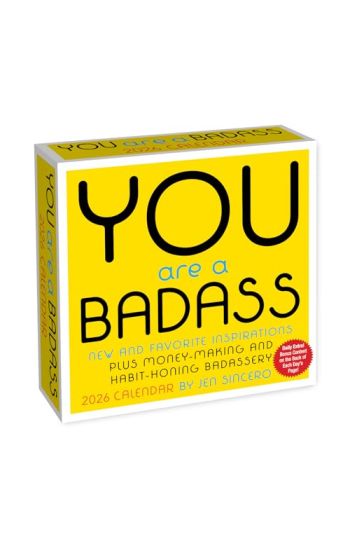 You Are a Badass 2026 Day-to-Day Calendar