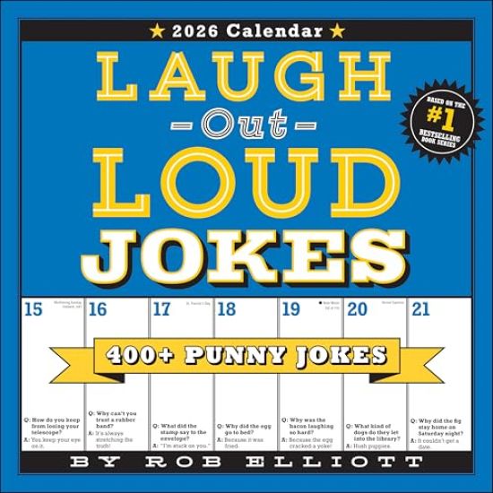 Laugh-Out-Loud Jokes 2026 Wall Calendar