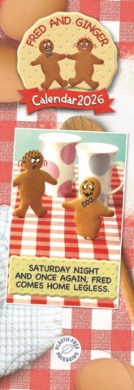 Fred Ginger Slim Calendar 2026