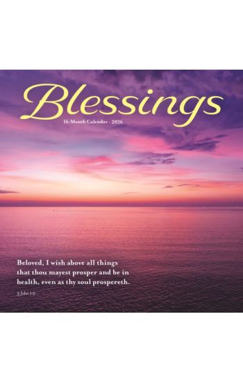 Blessings Square Wall Sunday Start Calen