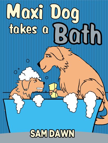 Maxi Dog Takes a Bath