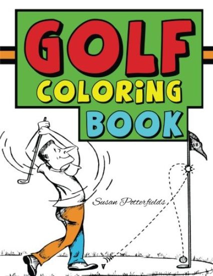 Golf Coloring Book