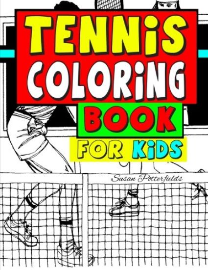 Tennis Coloring Book For Kids