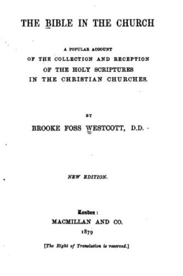 The Bible in the Church,