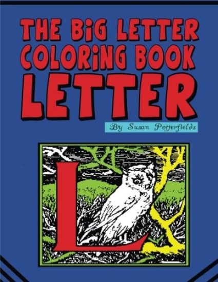 The Big Letter Coloring Book: Letter L
