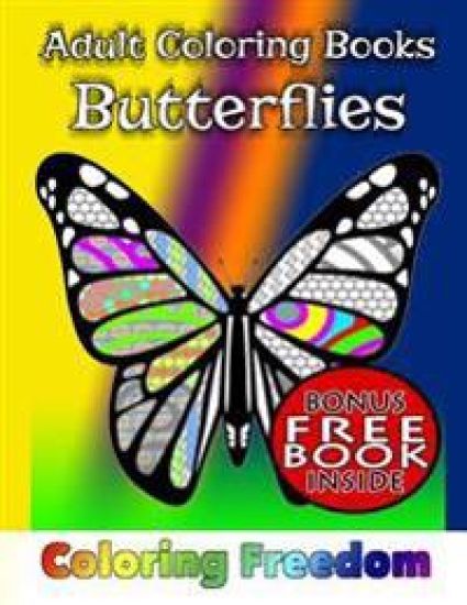 Adult Coloring Books: Butterflies