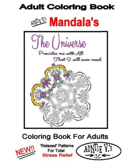 Adult Coloring Book: Auntie V.'s Mandalas