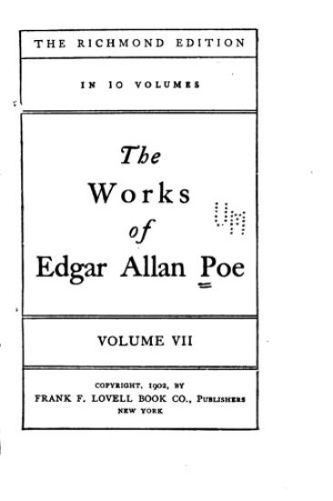 The Works of Edgar Allan Poe - Vol. VII