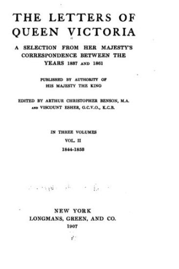 The Letters of Queen Victoria