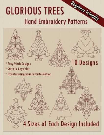 Glorious Trees Hand Embroidery Patterns