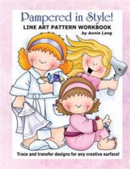 Pampered in Style!: Line Art Pattern Workbook