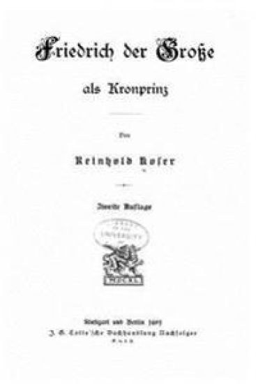 Friedrich der Gross als Kronprinz