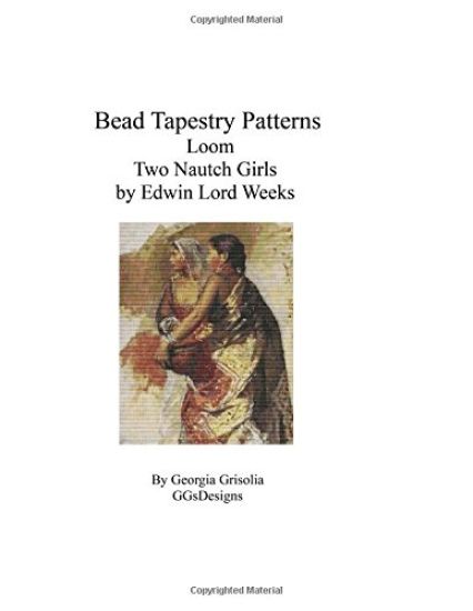 Bead Tapestry Patterns Loom Two Nautch Girls by Edwin Lord Weeks