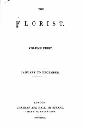 The Florist - Vol. I