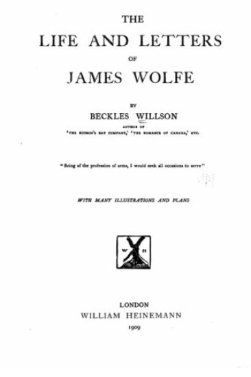 The life and letters of James Wolfe
