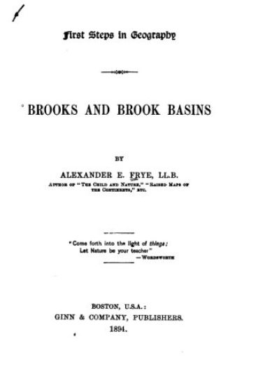 Brooks and Brook Basins