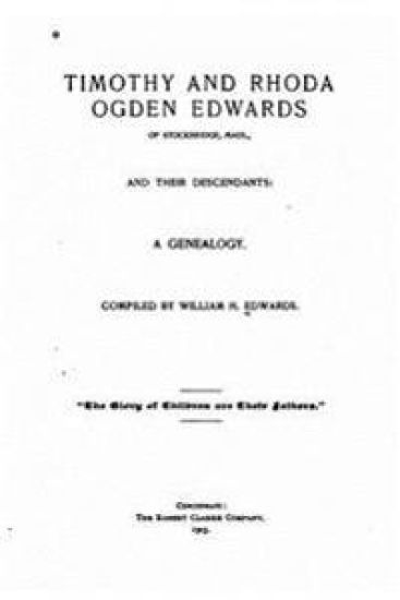 Timothy and Rhoda Ogden Edwards of Stockbridge