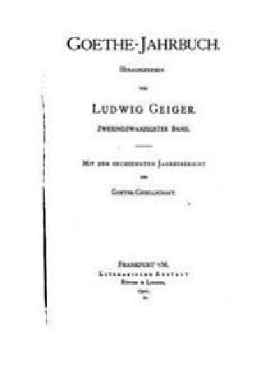 Goethe-Jahrbuch