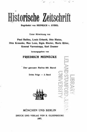 Historische Zeitschrift