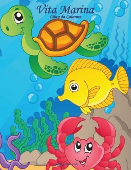 Vita Marina Libro da Colorare 1