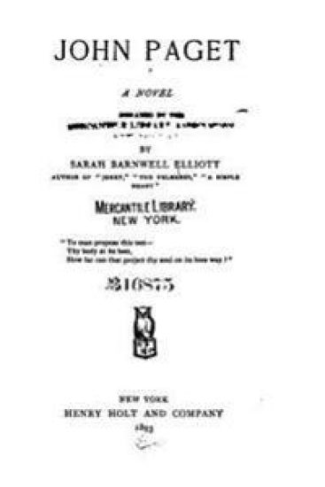 John Paget, A Novel
