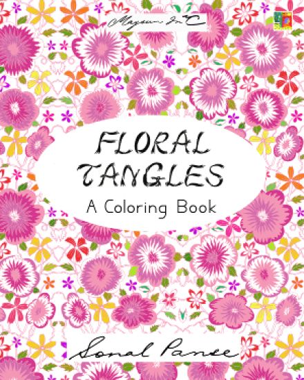 Floral Tangles: A Coloring Book