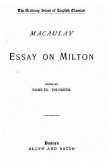 Essay on Milton