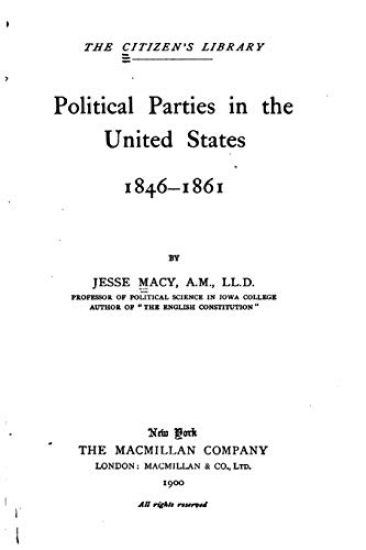 Political parties in the United States, 1846-1861
