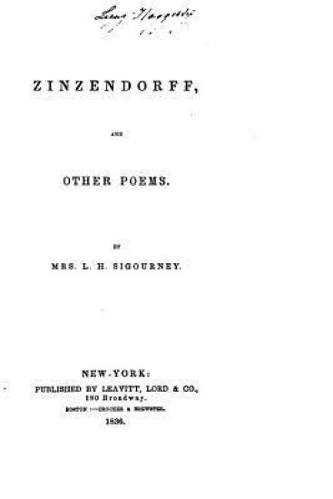 Zinzendorff, and other poems