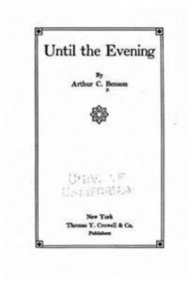 Until the Evening