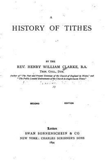 A History of Tithes