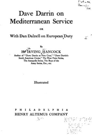 Dave Darrin on Mediterranean Service, Or, With Dan Dalzell on European Duty