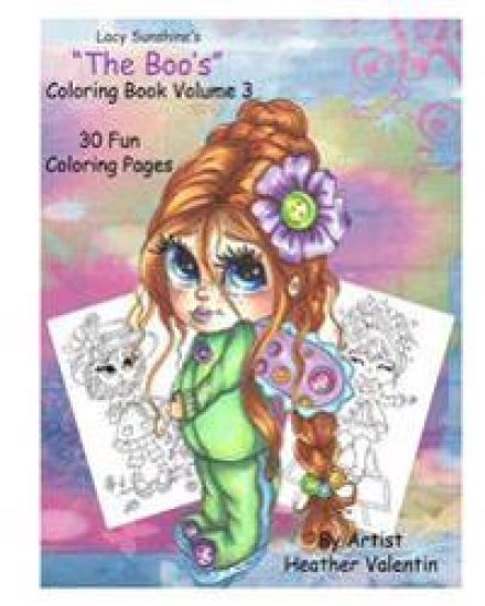 Lacy Sunshine's " The Boo's" Coloring Book Volume 3: Whimsical Big Eyed Girls and Fairies