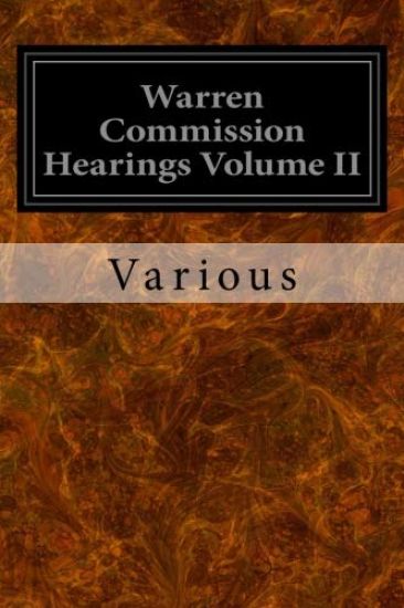Warren Commission Hearings Volume II